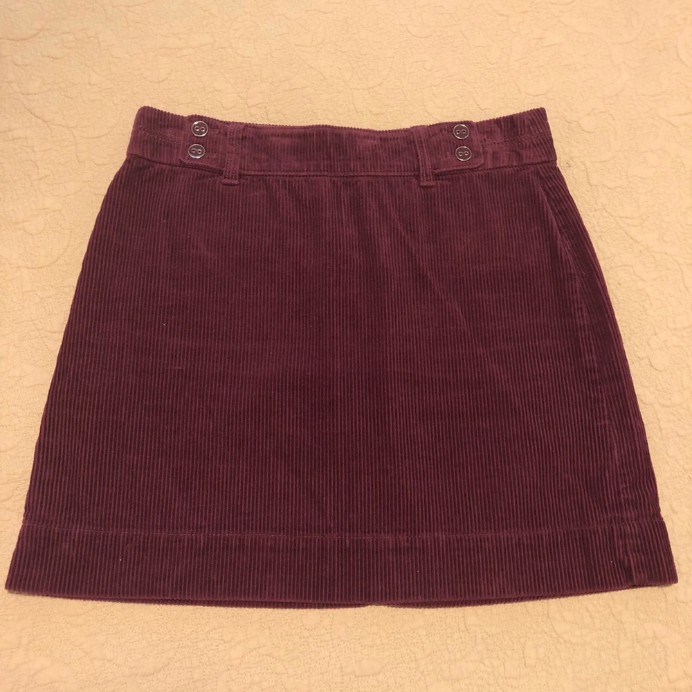 Purple Corduroy Skirt - Sz 2